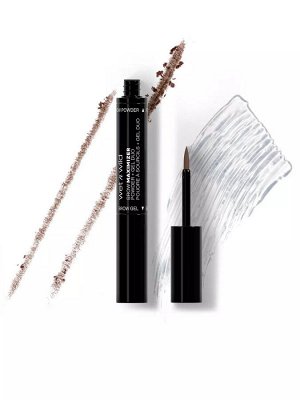 Wet n Wild Гель и пудра для бровей 2 в 1, Brow Maximizer Powder + Gel Duo Тон 1115504e neutral brown, Вет Энд Вайлд