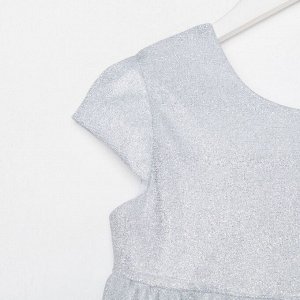 Платье нарядное детское KAFTAN 30 (98-104 см), серебристый