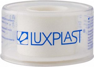 Luxplast Пластырь фиксирующий 5м*1,25см, неткан. (катушка)