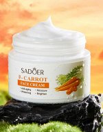 Питательный крем для лица с маслом семян моркови SADOER, 50 гр