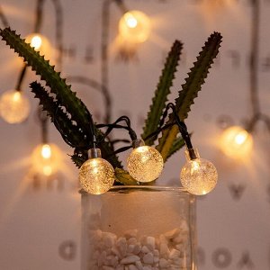 Toveon Гирлянда светодиодная на солнечной батарее Лампочки 50 LED, 9 м