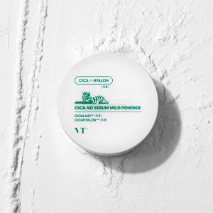 Рассыпчатая пудра с центеллой от жирного блеска VT Cosmetics Cica No Sebum Mild Powder