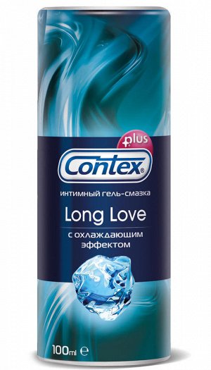 CONTEX Интимная гель-смазка + Long Love (охл. эф.) /100