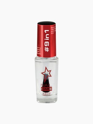 *Stellary / 140036 / База + Верхнее покрытие для ногтей 9 в 1 прозрачный