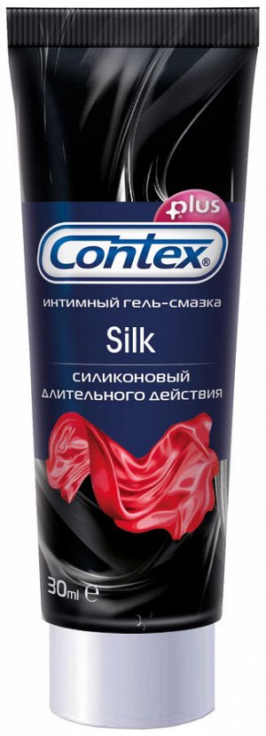 CONTEX Интимная гель-смазка + Silk (силиконовый) /30