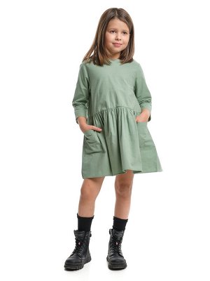Платье для девочки (104-122см) UD 8073-1(2) фисташковый