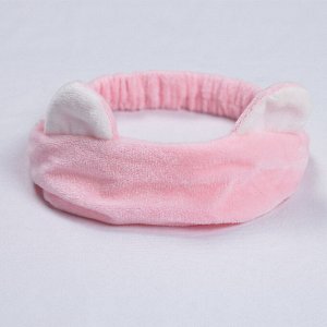 Aljenda Повязка на голову косметическая, цвет розовый