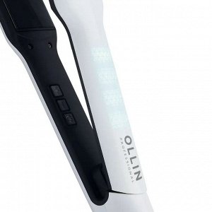 Ollin Профессиональные щипцы для выпрямления волос OL-7800, 48 Вт, белый