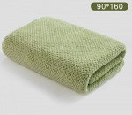 YUKE Банное полотенце, водопоглощающее, безворсовое, зеленый