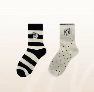 Носки женские, высокие, 2 пары