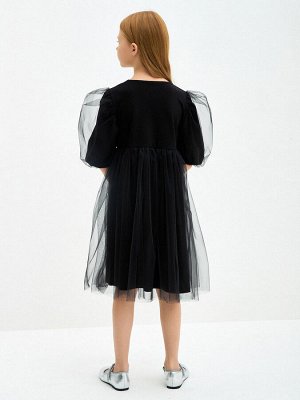 Платье для девочки, чёрный