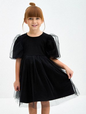 Платье для девочки, чёрный