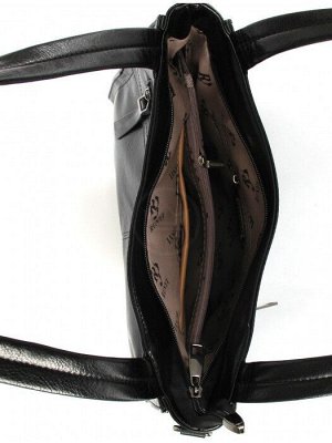 Сумка женская искусственная кожа Guecca-822,  1отд+карм/перег,  плеч/ремень,  черный 259163