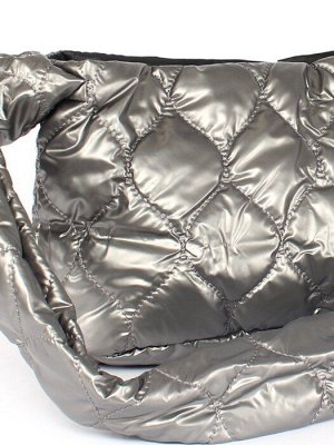 Сумка женская текстиль BXL-1201,  1отдел,  плечевой ремень,  серебро 259210