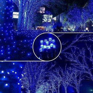 Toveon Гирлянда на солнечной батарее 100 LED, 11.5 метров.