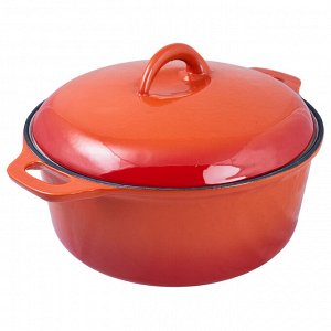 Кастрюля чугун эмаль 4,0л TM MY REAL IRON COOK