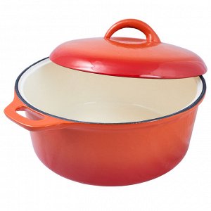 Кастрюля чугун эмаль 4,0л TM MY REAL IRON COOK