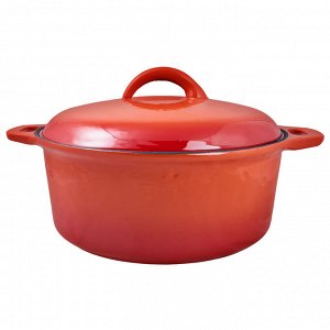 Кастрюля чугун эмаль 4,0л TM MY REAL IRON COOK