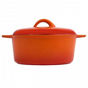 Кастрюля чугун эмаль 4,0л TM MY REAL IRON COOK