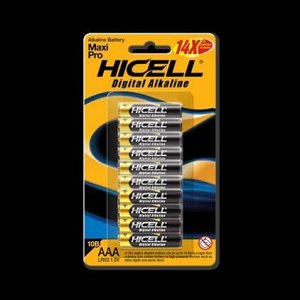Батарейка Hicell AAA LR03 алкалиновая 1 уп. (10шт) блистер / 24шт / 17893-7 / 985089