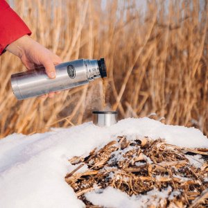 Термос нержавеющая сталь 0,75л узкое горло