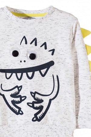 Толстовка DINO - MITE 85% Cotton 15% Poliester