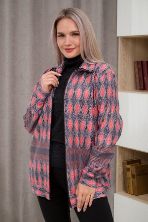 Кофта женская из футера 2-х нитка Снежана ромб