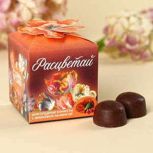 Конфеты шоколадные «Расцветай», вкус: вишня, 60 г.