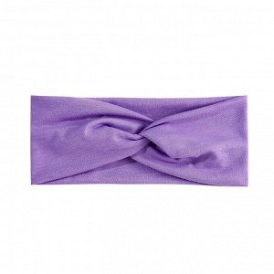 Женская повязка на голову, цвет фиолетовый