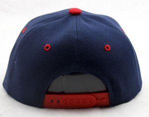 Детская кепка, с надписью, цвет синий/красный