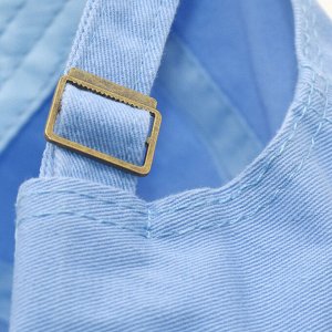 Кепка джинсовая унисекс, "рваная", цвет голубой
