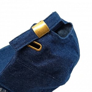 Кепка джинсовая унисекс, "рваная", цвет синий