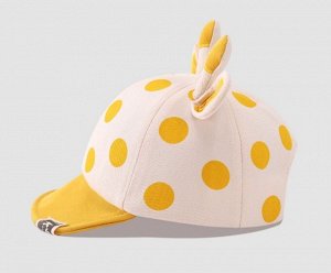 Детская кепка, дизайн "жирафик", цвет желтый