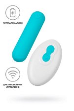 Вибропуля A-toys Tnim, силикон, голубой, 6,5 см
