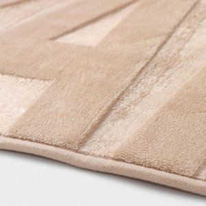 Коврик для ванной и туалета SAVANNA Bath, 50x80 см, бежевый