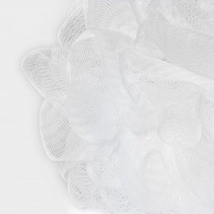 Мочалка - шар для тела CUPELLIA SPA, 50 гр, цвет белый