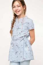 Девочки 3-14 лет модные блузы