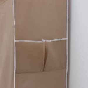 Шкаф тканевый каркасный, складной LaDom, 103x45x165 см, бежевый