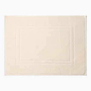 Коврик махровый Этель Classic, цв. молочный, 50х70 см, 100% хлопок, 730 г/м2