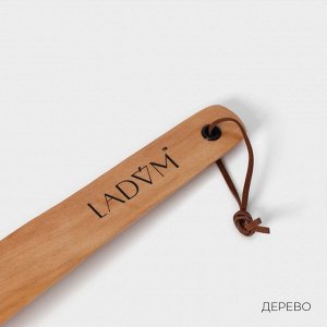 Ложка для обуви деревянная LaDо?m, 45х3,5 см
