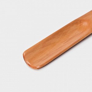 Ложка для обуви под нанесение, 23.5x3.5 см, светлое дерево