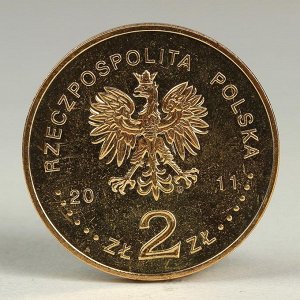 Монета "2 злотых 2011 Францисканский монастырь Польша"