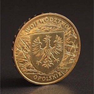 Монета "2 злотых 2004 Польша Опольское воеводство