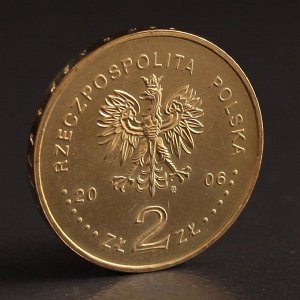 Монета "2 злотых 2006 Польша 500-летие статута Лаского
