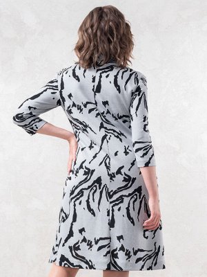 Платье Avanti 1620 серый/черный