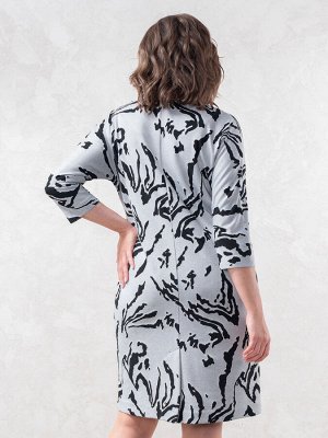 Платье Avanti 1618 серый/черный