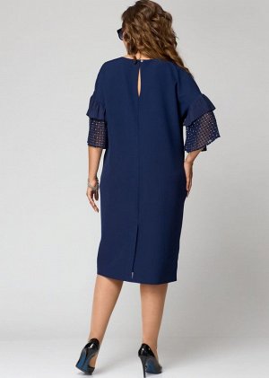 Платье EVA GRANT 7293 синий