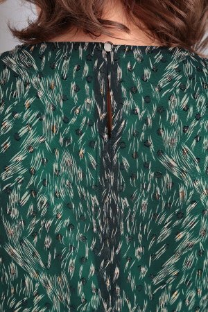Платье Pocherk 1-013 зеленая веточка