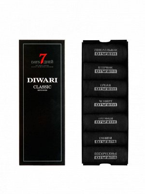 Носки мужские CLASSIC 7 дней 5С-08СП(7пар), 100 черный