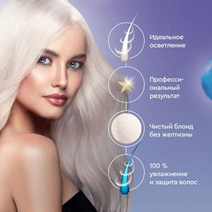 ФК Осветлитель д/волос "STYLIST COLOR PRO" ULTRA BLOND 98мл осветление до 9 уровней